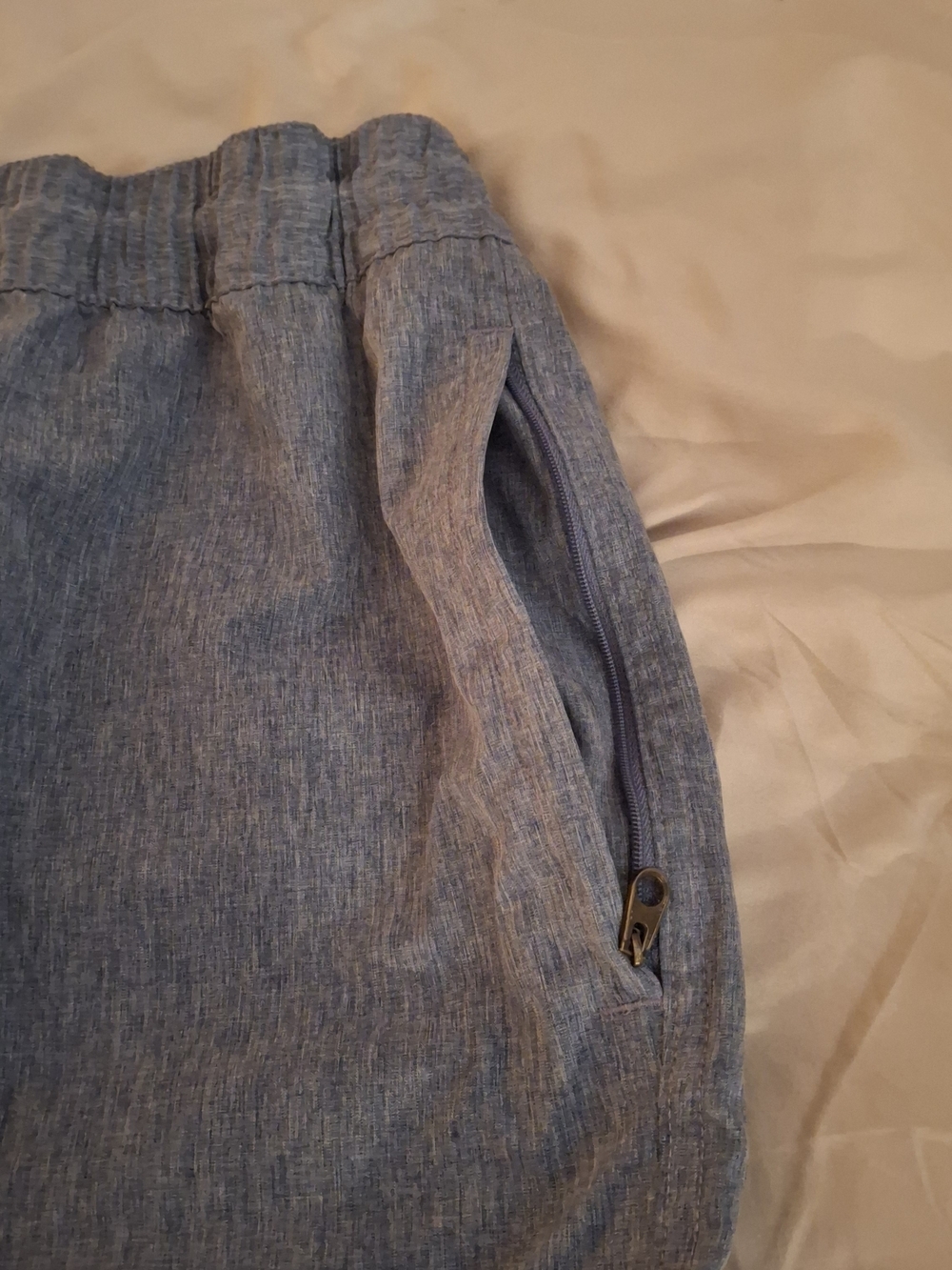 George Women's Blue Heathered Casual Shorts - Picture 3 of 9
